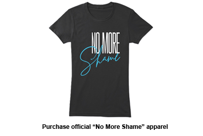 Purchase No More Shame apparel